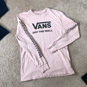 Vans Long Sleeve Top Pink